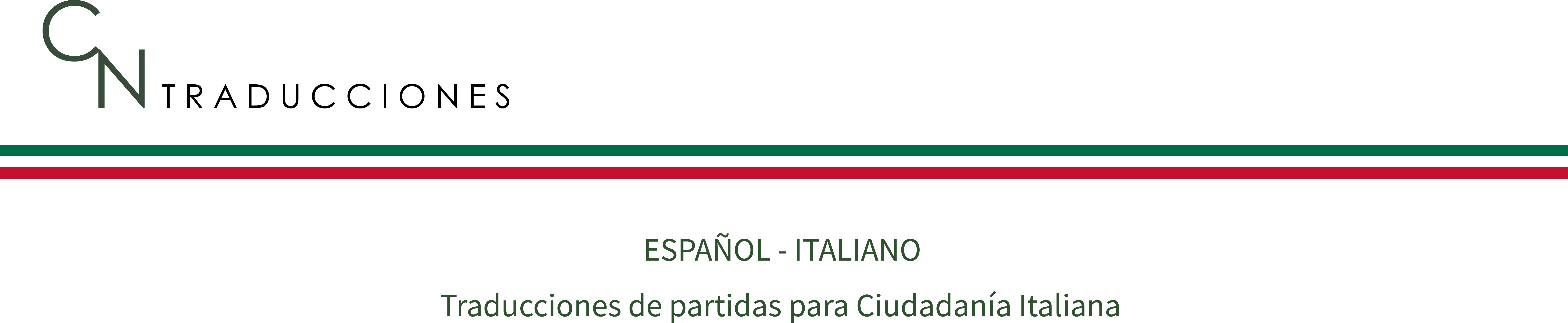 Traducciones  italiano